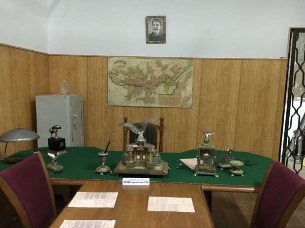 "Georgia’s Ministry of Internal Affairs Archive houses the declassified records of the Soviet KGB. Among its collection are the belongings of Soviet spy chief Lavrenti Beria, shown here."